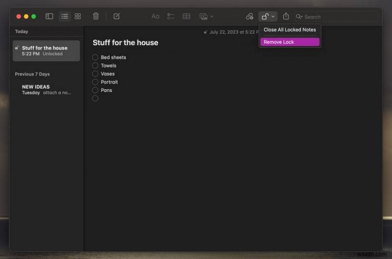 macOS-এ আপনার নোটগুলি সুরক্ষিত করুন:সেগুলি লক করার জন্য একটি ধাপে ধাপে নির্দেশিকা৷ 