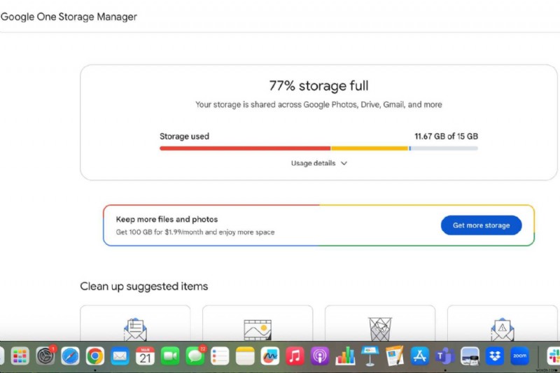 Google Alerts Low Storage — আমি একটি একক ফোল্ডারে লুকানো গিগাবাইট আবিষ্কার করেছি 
