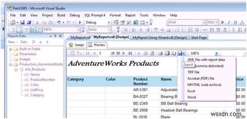 কিভাবে SQL সার্ভার রিপোর্টিং সার্ভিসে (SSRS) রিপোর্ট তৈরি, সম্পাদনা এবং রপ্তানি করবেন 