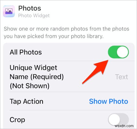 iOS ফটো উইজেট কাস্টমাইজ করা:হোম স্ক্রিনের জন্য আপনার প্রিয় ছবি নির্বাচন করুন 