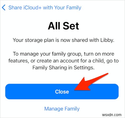 অনায়াসে বন্ধু এবং পরিবারের সাথে আপনার iCloud স্টোরেজ শেয়ার করুন 