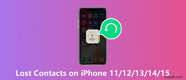 iPhone 11-15-এ হারিয়ে যাওয়া পরিচিতিগুলি পুনরুদ্ধার করুন:ধাপে ধাপে পুনরুদ্ধারের নির্দেশিকা 