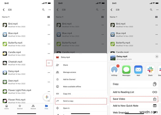 কীভাবে Google ড্রাইভ ভিডিওগুলি সরাসরি আপনার আইফোন ক্যামেরা রোলে সংরক্ষণ করবেন 