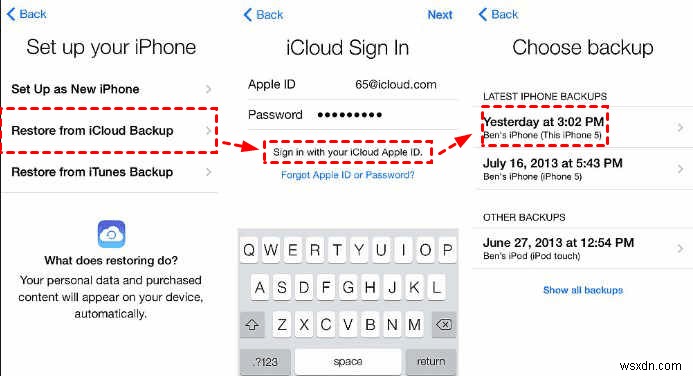 ৪টি সহজ ধাপে iPhone 14/15-এ আপনার iPhone 7+ ডেটা স্থানান্তর করুন 