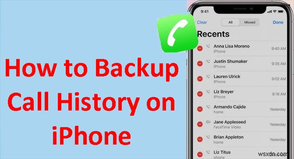 ধাপে ধাপে নির্দেশিকা:নিরাপদে আপনার iPhone কল ইতিহাস ব্যাকআপ করুন 