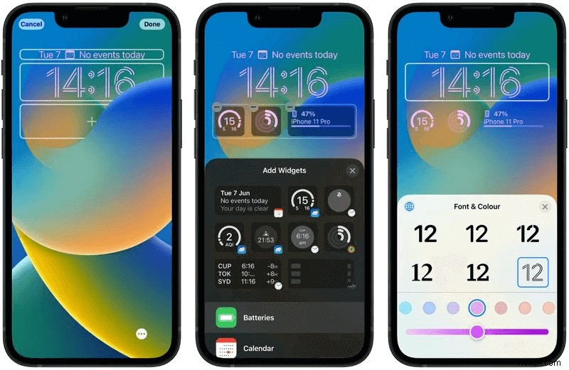 মাস্টার iOS 16 লক স্ক্রীন:আপনার আইফোন কাস্টমাইজ করার জন্য একটি সম্পূর্ণ গাইড