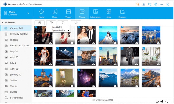 Windows 10 এ iPhone ফটো সরানোর জন্য শীর্ষ 7 ফটো ট্রান্সফার অ্যাপ 