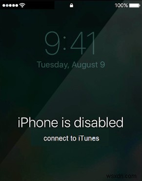 iPhone SE নিষ্ক্রিয়? আইটিউনস এর সাথে সংযোগ করুন এবং আপনার ডিভাইসটি দ্রুত আনলক করুন 
