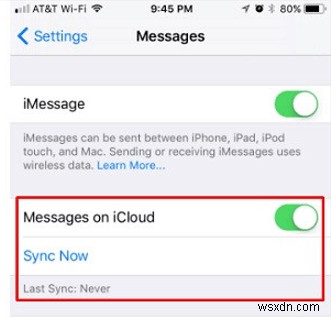 6টি কার্যকরী সমাধান:iPhone এ আটকে থাকা iCloud মেসেজ সিঙ্ক সমাধান করুন 