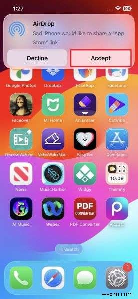 AirDrop-এর সাথে দ্রুত iPhone Apps শেয়ার করুন:একটি ধাপে ধাপে নির্দেশিকা 