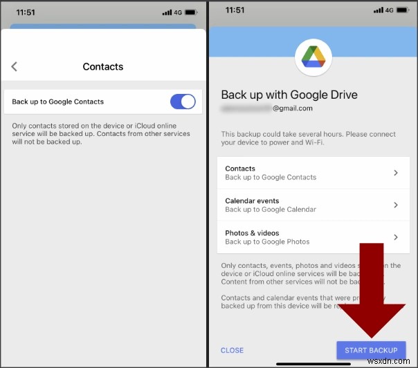 নির্বিঘ্নে Gmail এর মাধ্যমে Android এ iPhone পরিচিতি স্থানান্তর করুন:ধাপে ধাপে নির্দেশিকা 