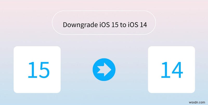 ধাপে ধাপে নির্দেশিকা:নিরাপদে iOS 15 বিটা থেকে iOS 14-এ ডাউনগ্রেড করা