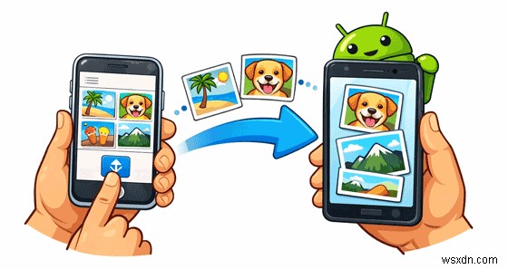 Android এ iPhone ফটো পাঠান:সহজ এবং নির্ভরযোগ্য পদ্ধতি 