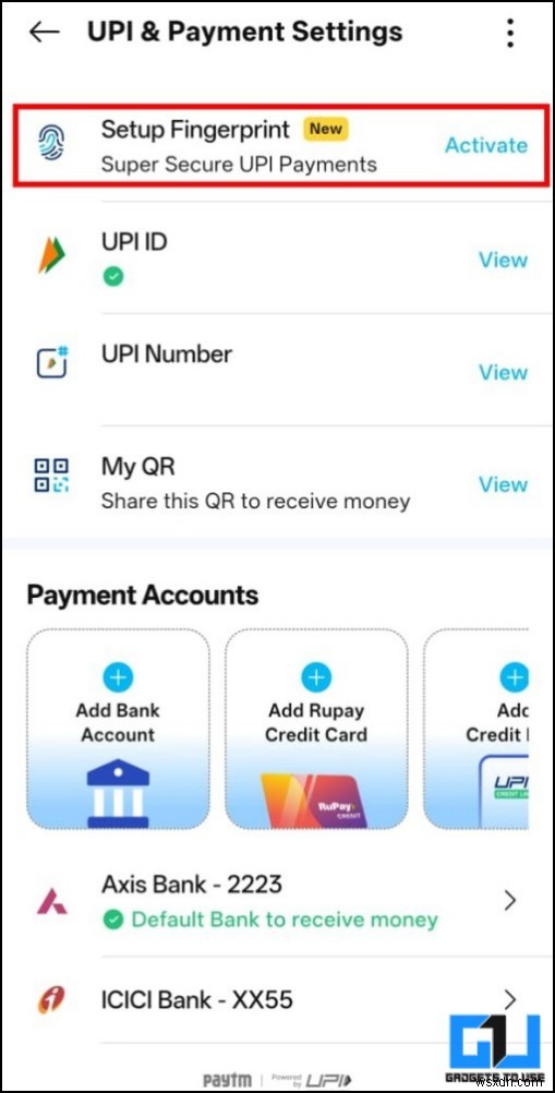 Paytm, PhonePe এবং Amazon Pay-তে ফিঙ্গারপ্রিন্ট UPI পেমেন্ট চালু করুন 