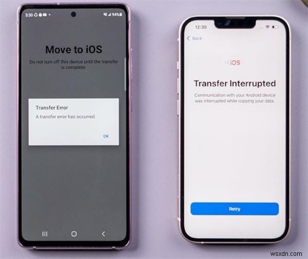 iOS-এ যাওয়ার সময়  ট্রান্সফার ইন্টারপ্টেড  ত্রুটিগুলি ঠিক করুন:7 প্রমাণিত সমাধান৷ 