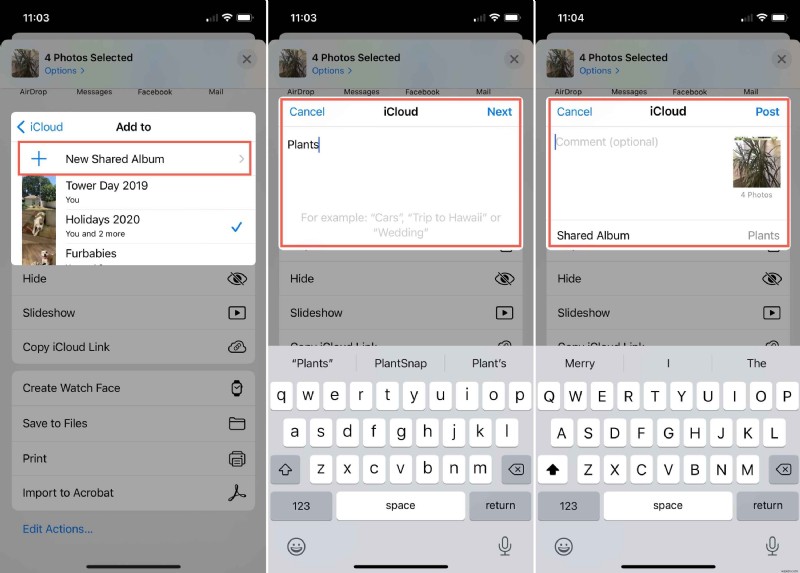 কিভাবে iPhone এ একটি অ্যালবাম শেয়ার করবেন:একটি ধাপে ধাপে নির্দেশিকা 
