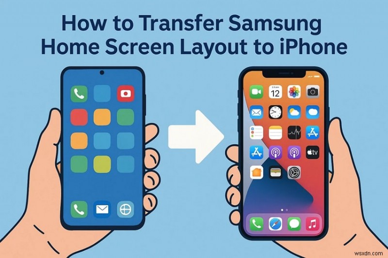 নিরবিচ্ছিন্ন Samsung হোম স্ক্রীন আইফোনে স্থানান্তর:একটি ধাপে ধাপে নির্দেশিকা৷ 