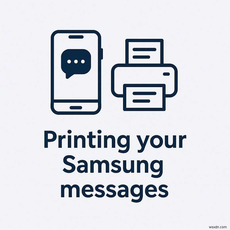 ধাপে ধাপে নির্দেশিকা:আপনার Samsung ফোন থেকে SMS প্রিন্ট করুন 