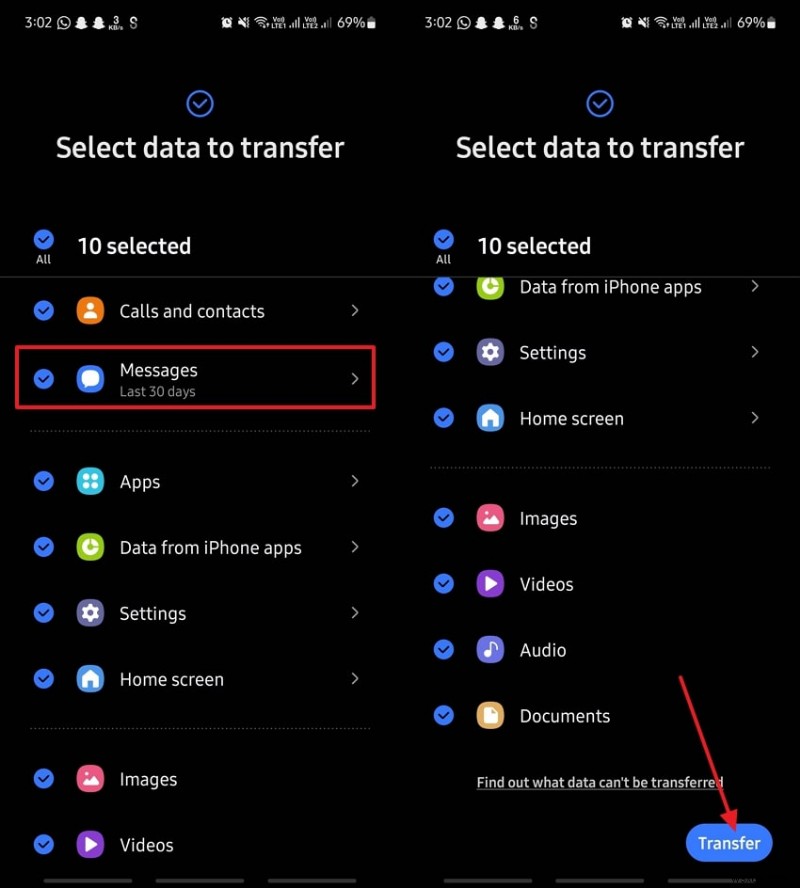 স্যামসাং-এ iPhone বার্তা স্থানান্তর করার জন্য দ্রুত ও নিরাপদ পদ্ধতি 