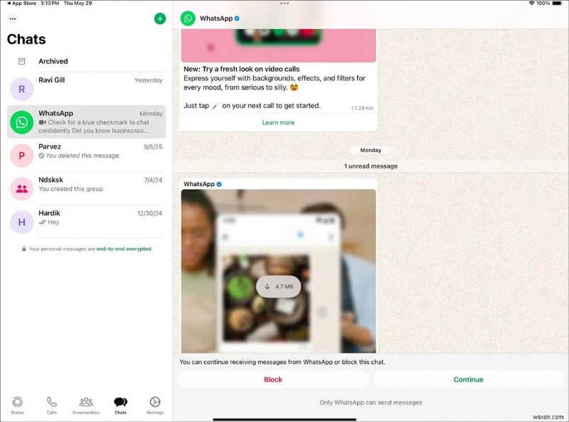 আইপ্যাডের জন্য WhatsApp চালু হয়েছে:আপনার ফোনে চ্যাট করুন, কল করুন এবং লাইক শেয়ার করুন 