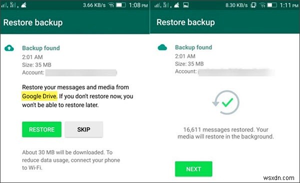 কিভাবে 6টি সহজ ধাপে Android ফোনের মধ্যে WhatsApp ডেটা স্থানান্তর করা যায় 
