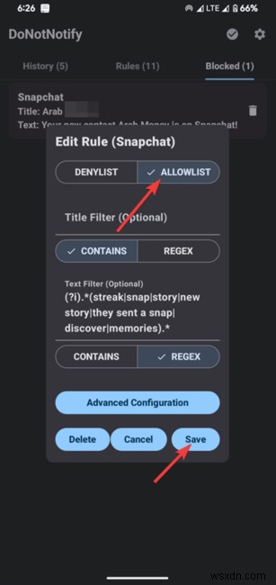 DoNotNotify:প্রয়োজনীয় বিজ্ঞপ্তি রাখার সময় Android স্প্যাম সতর্কতা ব্লক করুন 