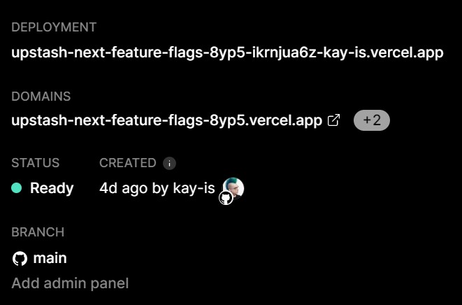 নিরাপদ, নমনীয় রিলিজের জন্য Upstash Redis সহ Next.js-এ ফিচার ফ্ল্যাগ প্রয়োগ করুন 