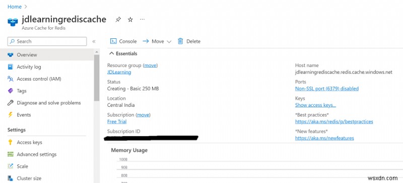 .NET 6 ওয়েব API এর সাথে Azure Redis ক্যাশে বাস্তবায়ন করা:একটি ধাপে ধাপে নির্দেশিকা 