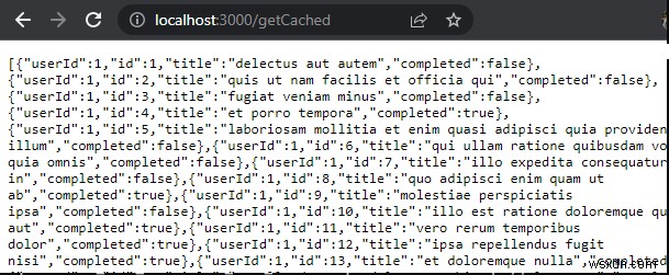 Express.js-এর জন্য একটি রেডিস ক্যাশে তৈরি করা:একটি ধাপে ধাপে নির্দেশিকা 