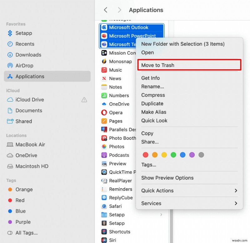 ধাপে ধাপে:আপনার Mac থেকে Microsoft Office নিরাপদে সরান 
