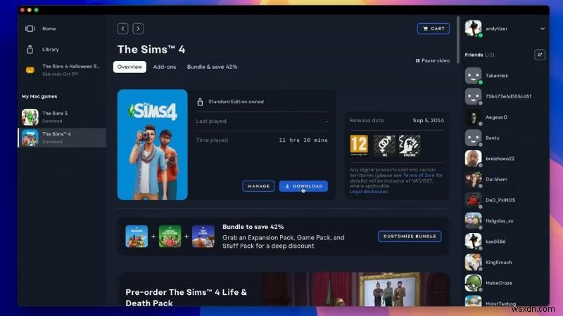 MacOS-এ সিমস 4 খেলুন:স্মুথ গেমপ্লের জন্য অফিসিয়াল গাইড 