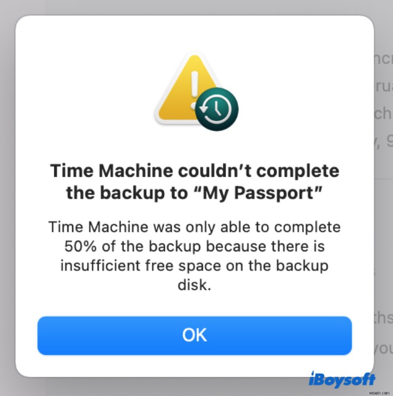 macOS Sonoma, Ventura, এবং Sequoia-এ  টাইম মেশিন ব্যাকআপ সম্পূর্ণ করতে পারেনি  ত্রুটিগুলি সমাধান করুন 