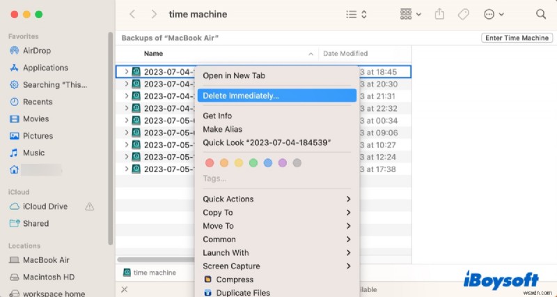 macOS Sonoma, Ventura, এবং Sequoia-এ  টাইম মেশিন ব্যাকআপ সম্পূর্ণ করতে পারেনি  ত্রুটিগুলি সমাধান করুন 