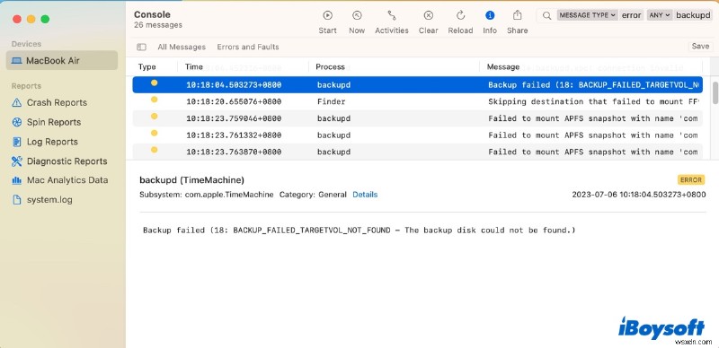 macOS Sonoma, Ventura, এবং Sequoia-এ  টাইম মেশিন ব্যাকআপ সম্পূর্ণ করতে পারেনি  ত্রুটিগুলি সমাধান করুন 