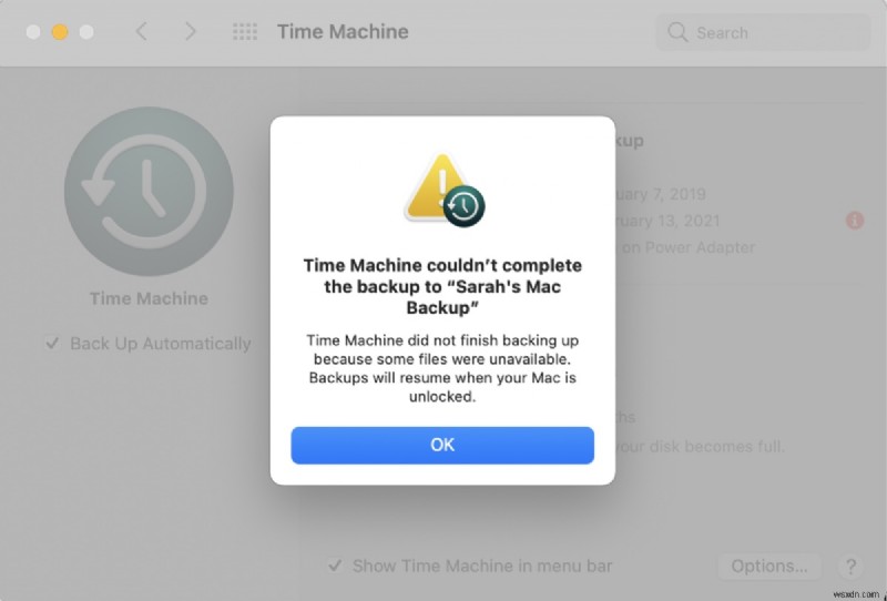 macOS Sonoma, Ventura, এবং Sequoia-এ  টাইম মেশিন ব্যাকআপ সম্পূর্ণ করতে পারেনি  ত্রুটিগুলি সমাধান করুন 