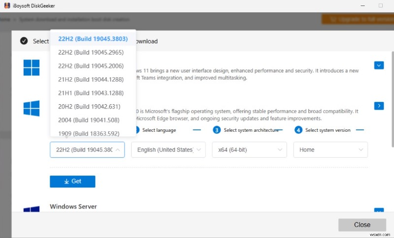 অফিসিয়াল Windows 10 ISO ডাউনলোড - 64‑বিট এবং 32‑বিট সম্পূর্ণ সংস্করণ, নিরাপদ এবং বিনামূল্যে