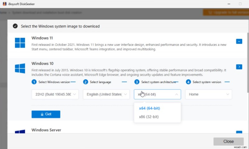 অফিসিয়াল Windows 10 ISO ডাউনলোড - 64‑বিট এবং 32‑বিট সম্পূর্ণ সংস্করণ, নিরাপদ এবং বিনামূল্যে