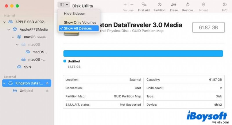 macOS-এ বাহ্যিক ড্রাইভে অনুমতি ত্রুটি ঠিক করুন 