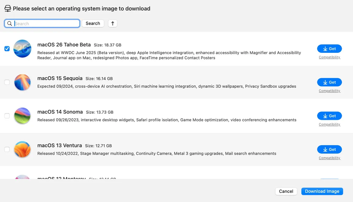 অফিসিয়াল macOS Tahoe DMG ডাউনলোড - বিনামূল্যে সম্পূর্ণ সংস্করণ 