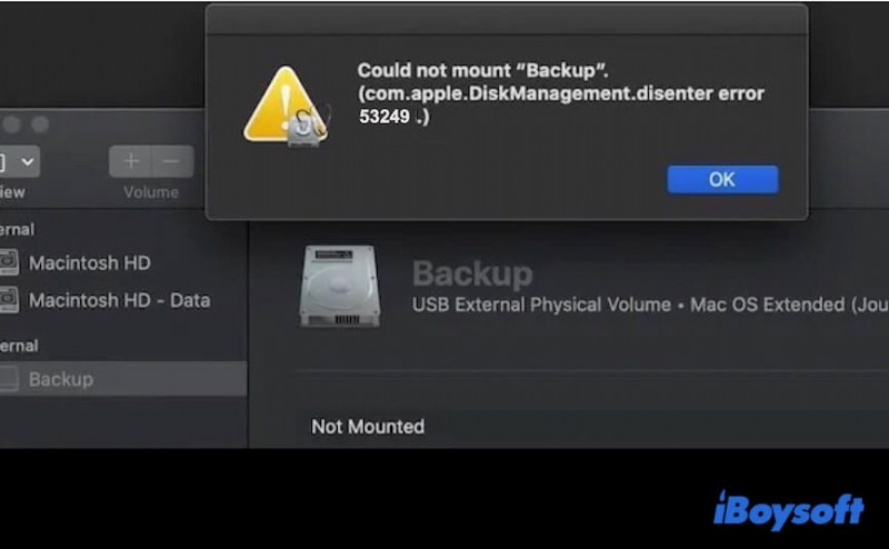 Mac-এ com.apple.diskmanagement.disenter ত্রুটি 53249 কীভাবে সমাধান করবেন 