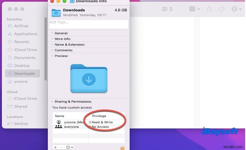 macOS  ডাউনলোড করার অনুমতি নেই  ত্রুটি:নাল ফোল্ডার সমস্যা ঠিক করুন 