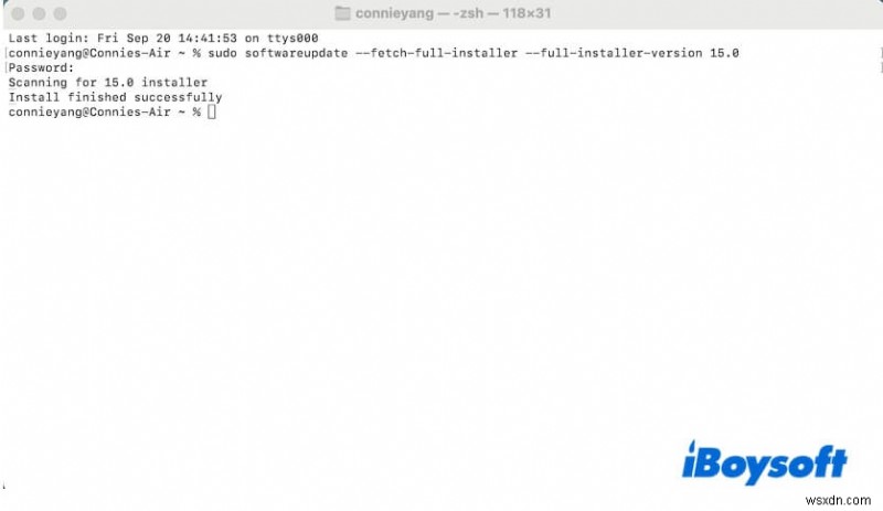 macOS Sequoia-তে আপডেট করার সময়  সফ্টওয়্যার আপডেট ব্যক্তিগতকৃত করতে ব্যর্থ  ত্রুটির সমাধান করুন 