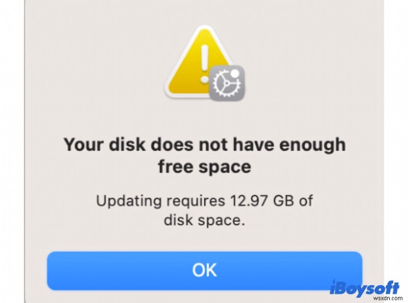 macOS Sonoma ইনস্টল করার জন্য  Not Enough Space  ত্রুটির সমাধান করুন 