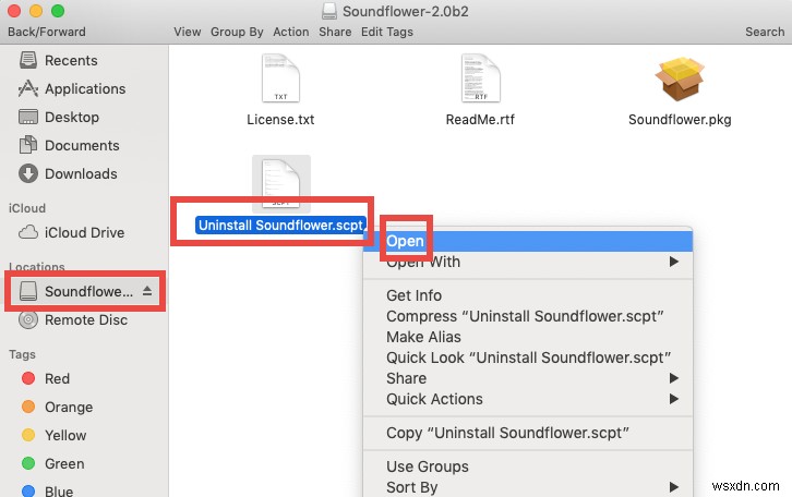 নিরাপদে Soundflower আনইনস্টল করুন এবং macOS থেকে soundflower.kext সরান 