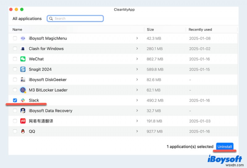 ধাপে ধাপে:কয়েক মিনিটের মধ্যে macOS-এ Slack আনইনস্টল করুন 