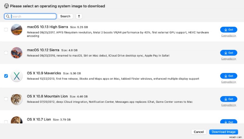 OS X Mavericks 10.9 - বিনামূল্যে অফিসিয়াল ISO, DMG, এবং ইনস্টলার ডাউনলোড 