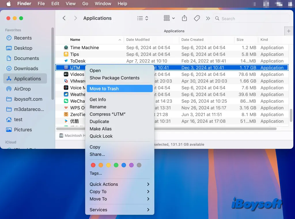 macOS-এ সম্পূর্ণরূপে UTM আনইনস্টল করুন - ধাপে ধাপে নির্দেশিকা (কোনও বাম-ওভার ফাইল নেই) 