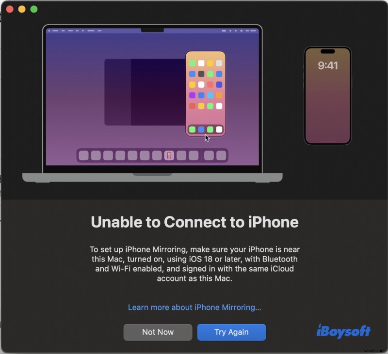MacOS Sequoia-এ আইফোন মিররিং সমাধান করুন - দ্রুত ফিক্স গাইড 