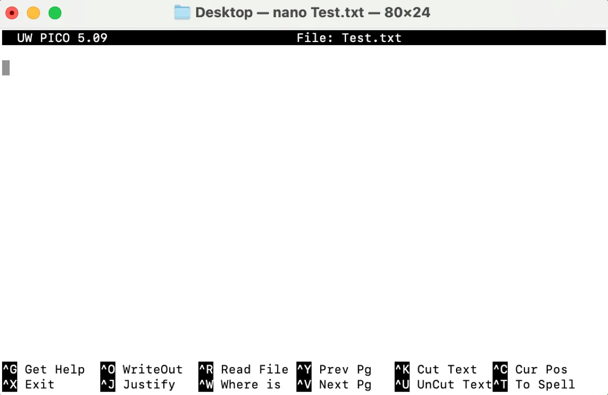 macOS টার্মিনালে যেকোনো ফাইল তৈরি ও সম্পাদনা করুন:একটি সম্পূর্ণ ধাপে ধাপে নির্দেশিকা 
