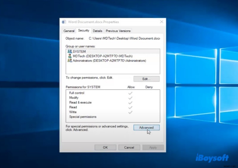 Windows এবং Mac-এ  Word can t Open Document  অ্যাক্সেসের বিশেষাধিকার সমস্যা ঠিক করুন 